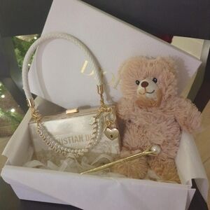 Christian Dior Paper Shopping Bag Transformed UPCYCLEd Novelty Clutch